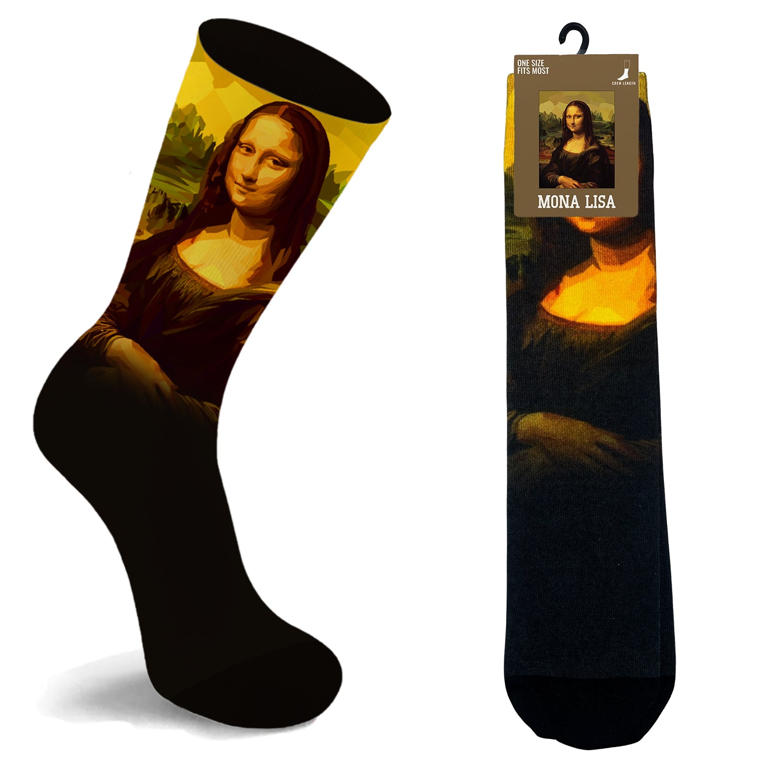 Unisex Art Inspired Socks – Cotton Blend Comfortable Dress Socks – Creative Patterns for Men & Women