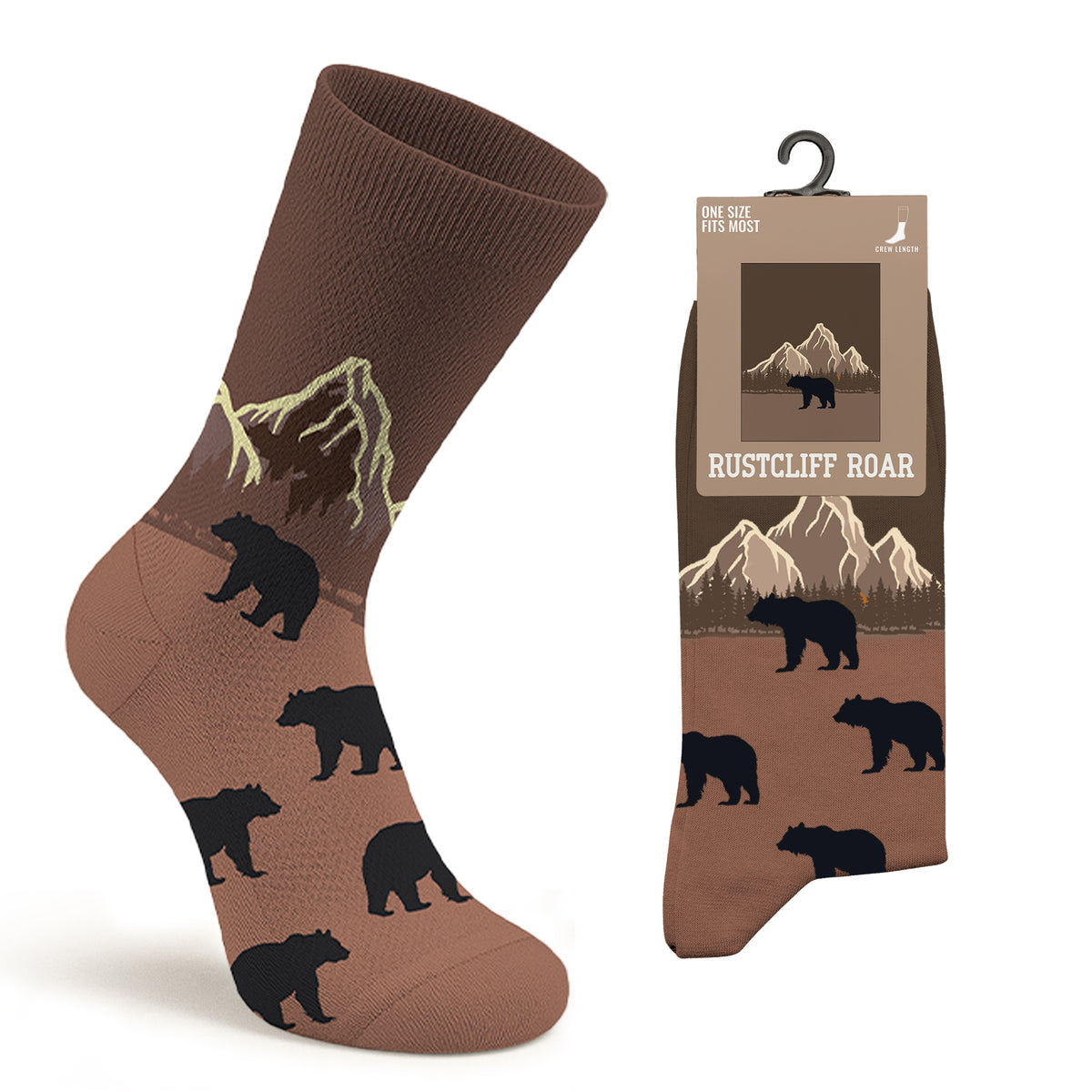 Unisex Cotton Farm & Country Life Socks – Breathable Everyday Dress Socks with Rural & Wilderness Designs (Comfort Fit, Size 9–11)