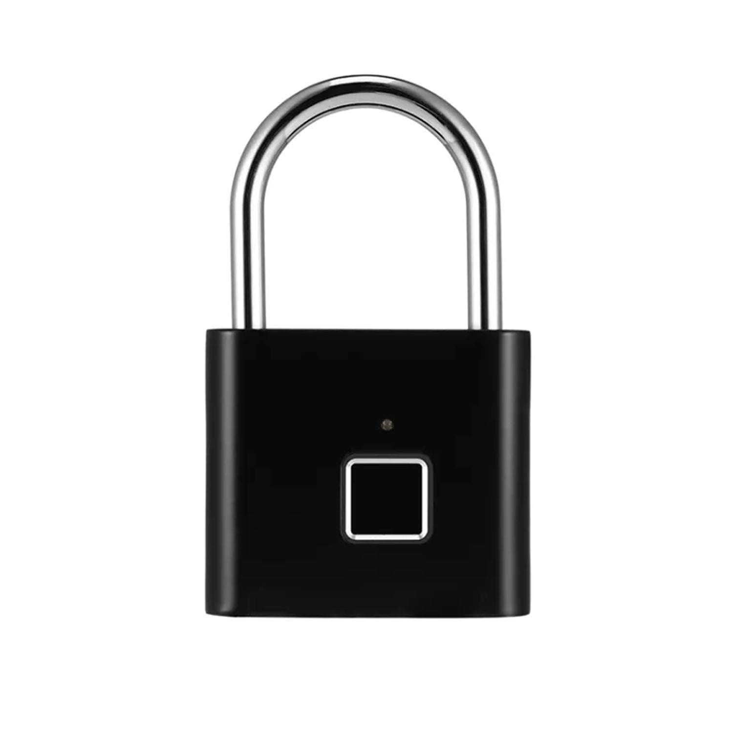 Ultra Light One Touch AI Fingerprint Lock Padlock with USB Charging for Gym, Sports, School Locker, Fence, Suitcase, Bikes.