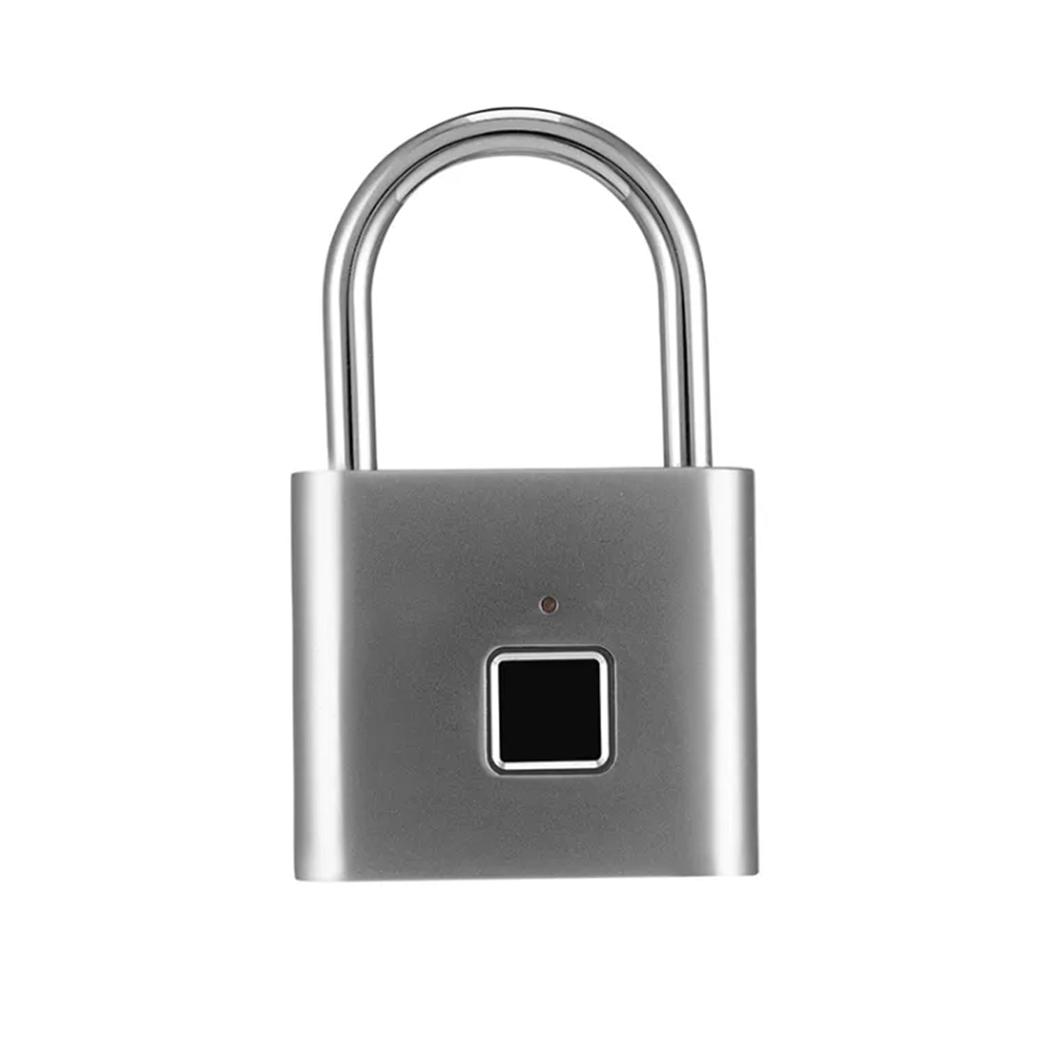Ultra Light One Touch AI Fingerprint Lock Padlock with USB Charging for Gym, Sports, School Locker, Fence, Suitcase, Bikes.