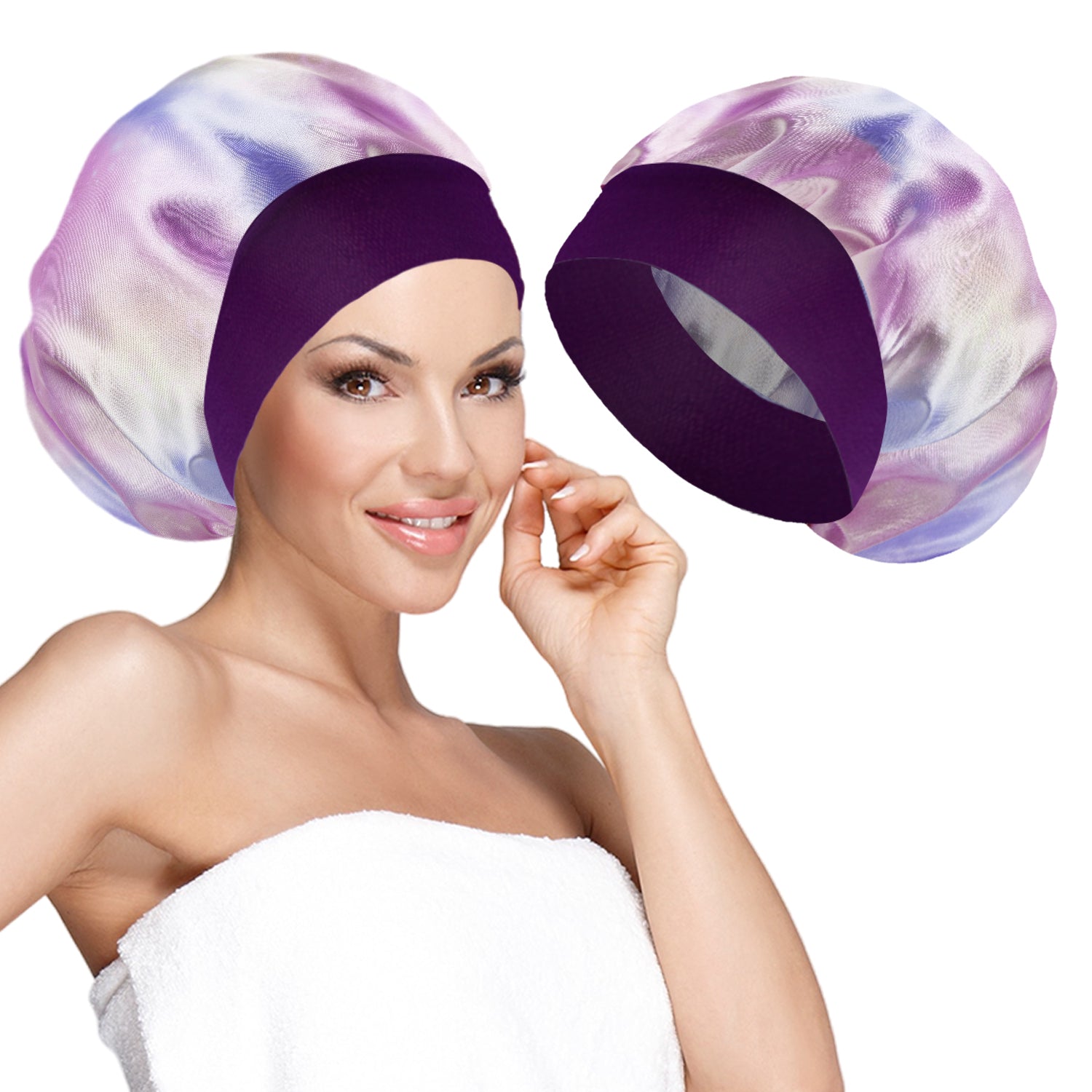 Unisex Silky Satin Bonnet Cap