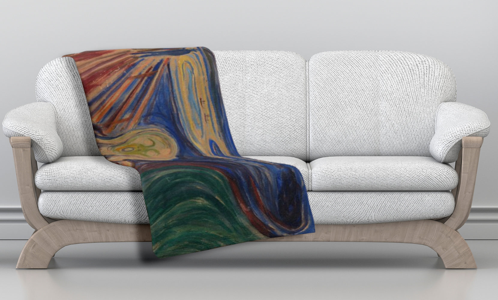 The Scream Throw Blanket