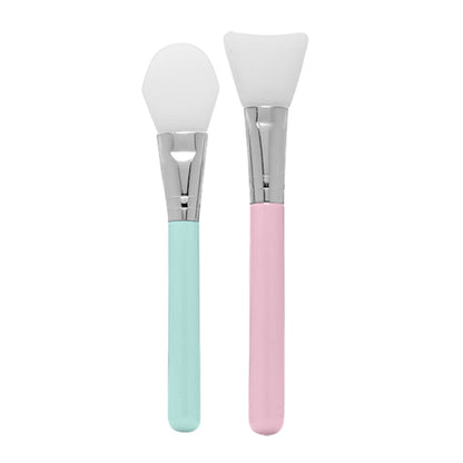 2-Pack: Silky Soft Silicone Mask Applicator and Makeup Brush Set