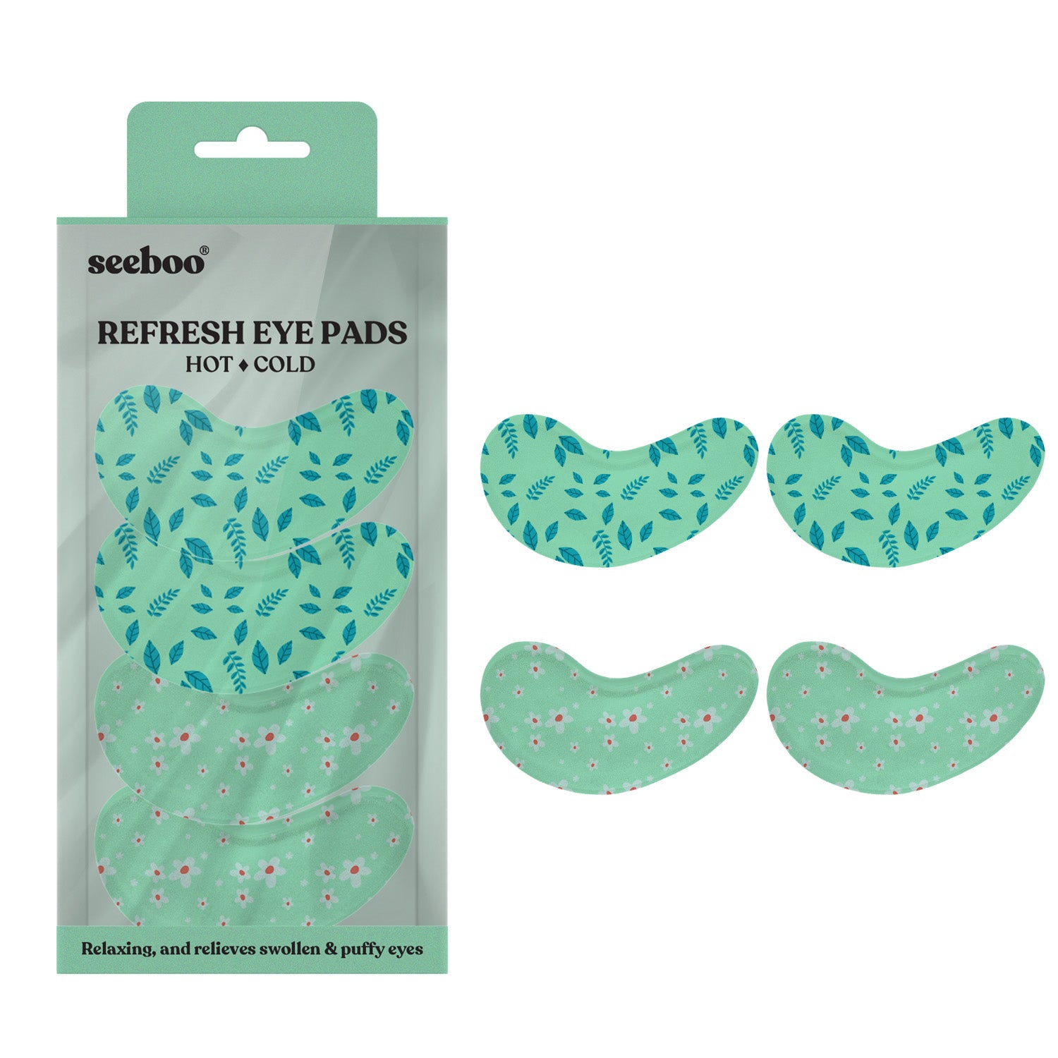 Reusable Hot and Cold Refresh Eye Pads for Dark circles and Puffiness