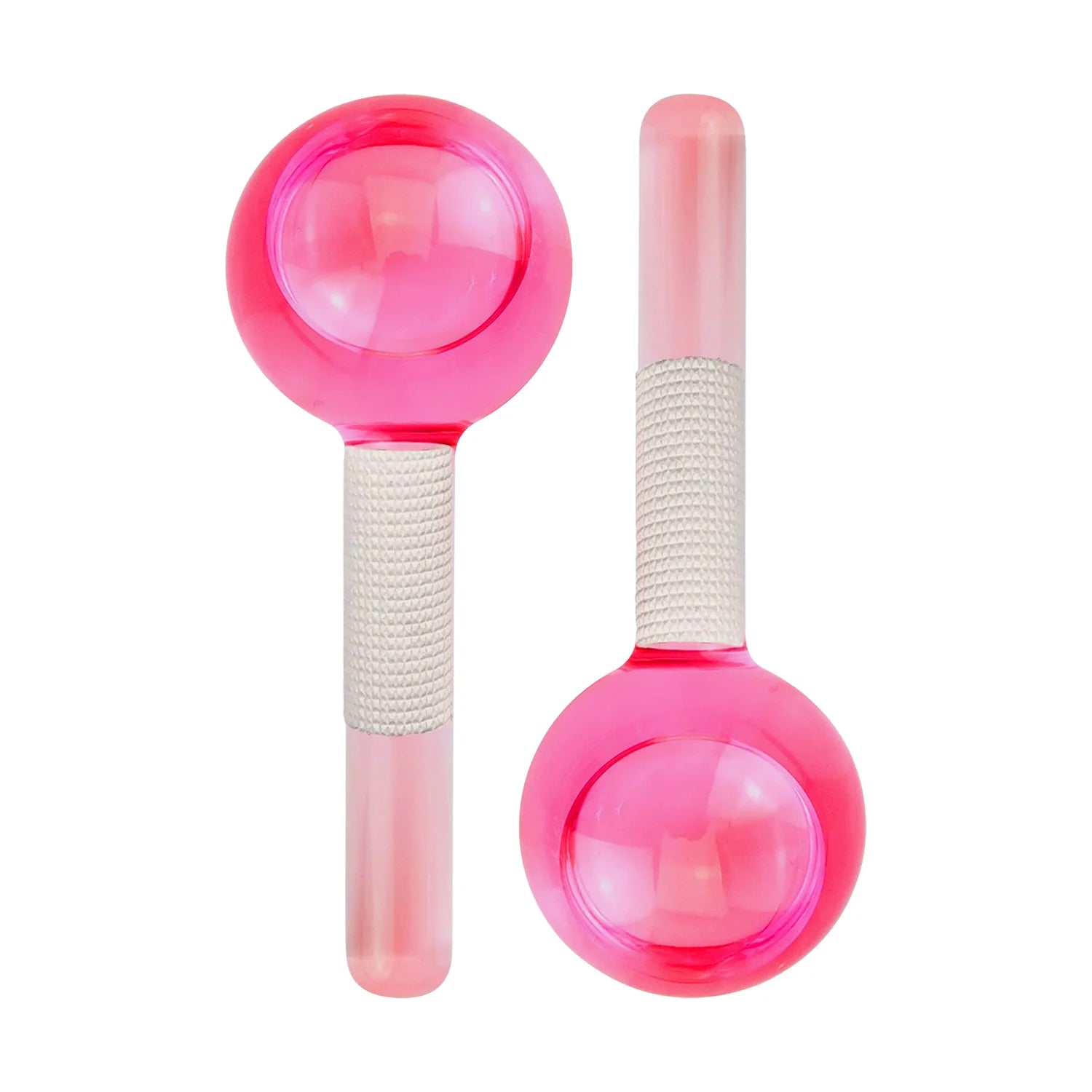 2-Pack Cooling Ice Globes Facial Massage Tool Set for Skincare and Puffiness Treatment