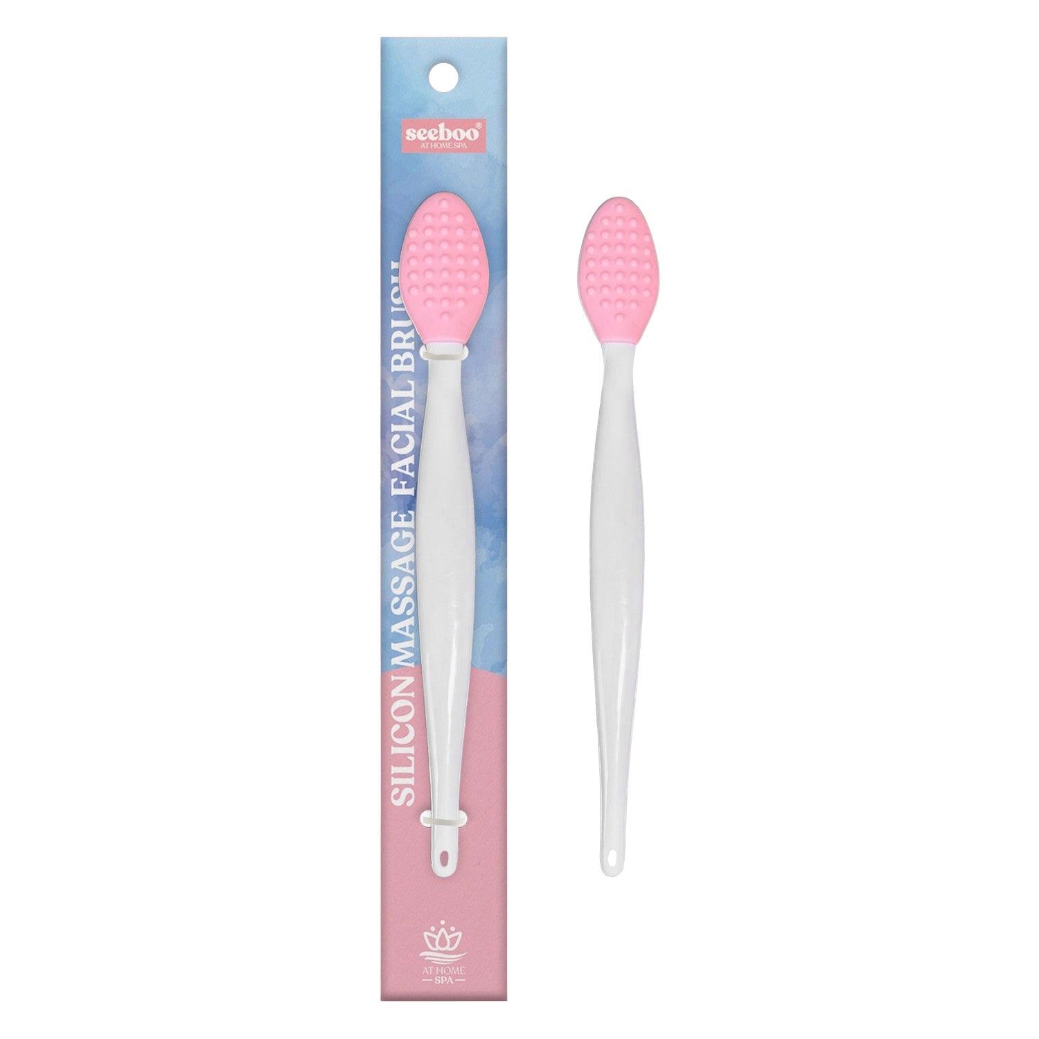 Double-Sided Silicone Exfoliating Lip Brush and Scrubber Tool